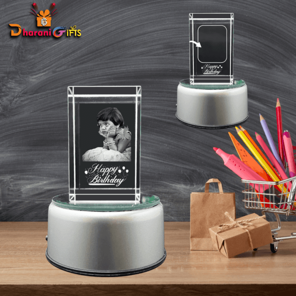 3d Crystal Cube, Size: 4x4x6cm