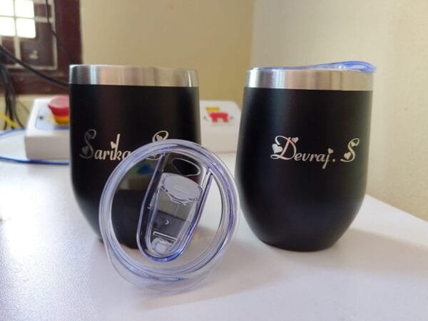 Vacuum Mug | 450ml !!Customize with Brand or Name Engraving | Vacuum Insulated Leak Proof Mug for Hot and Cold Beverages - Image 4