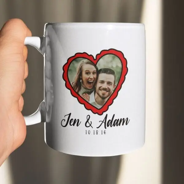 Custom promotional mug with company logo for corporate gifts" Branded ceramic mug with business logo for marketing"